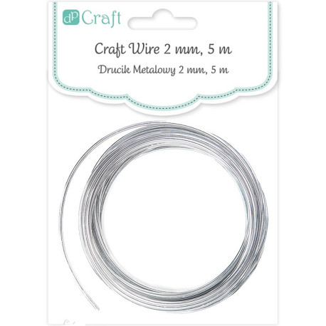 Craft Wire Golden/Silver ⌀2mm 5m, DP Craft