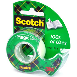 Līmlente  ar turētāju 19mmx7.5m Scotch® Magic, 3M