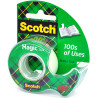 Matēta līmlente  ar turētāju 19mmx7.5m Scotch® Magic, 3M