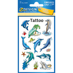 Uzlīmes-tetovējumi 56439 (delfīni), Avery Zweckform