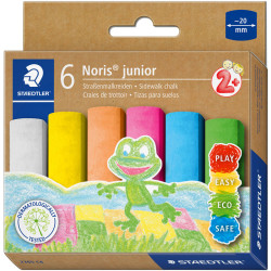 Trotuāra krīts Noris® Junior 6gab., Staedtler