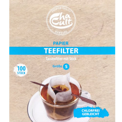 Tējas filtrs ar kociņu S 100gab., ChaCult