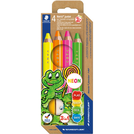 Neon Colour Pencils Noris® Junior 140 4pcs., Staedtler