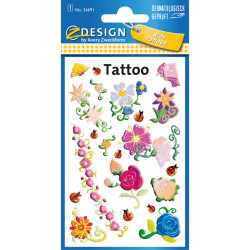 Uzlīmes-tetovējumi 56691 (ziedi), Avery Zweckform
