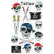 Uzlīmes-tetovējumi 56632 (miroņgalvas), Avery Zweckform