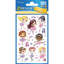 Stickers 53221 (ballerinas), Avery Zweckform