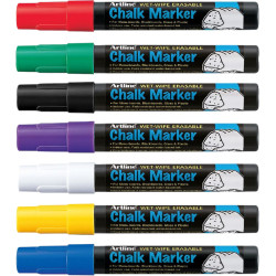 Wet-wipe Erasable Chalk Marker