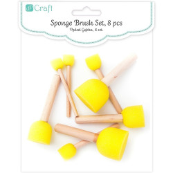 Sponge Brush Set 8pcs., DP Craft