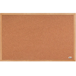 Cork Board 60x90cm Wooden Frame 70412, Forpus