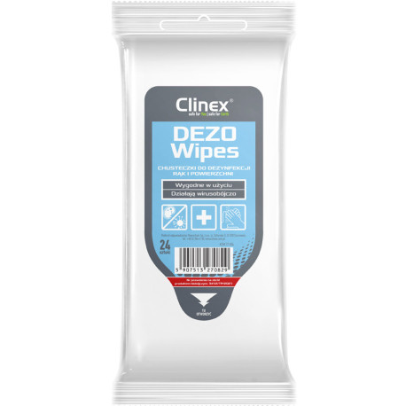 Dezinfekcijas salvetes DEZOwipes 24 gab., Clinex