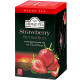 Aromatizēta melnā tēja Strawberry Sensation 20 pac., Ahmad Tea