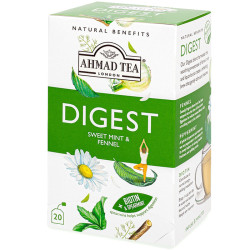 Zāļu un augļu tēja ar biotīnu un krūzmētru Digest, Ahmad Tea