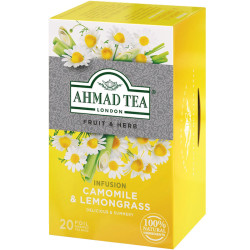 Zāļu un augļu tēja Camomile & Lemongrass 20gab., Ahmad Tea