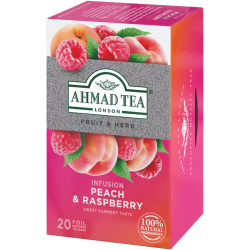 Fruit and Herb Infusion Peach & Raspberry, Ahmad Tea