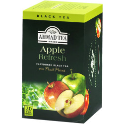 Aromatizēta melnā tēja Apple Refresh 20gab., Ahmad Tea