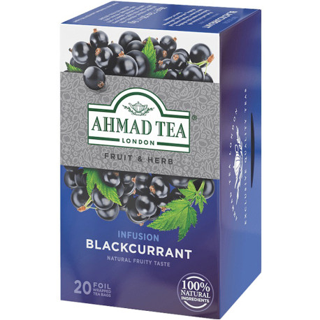 Zāļu tēja Blackcurrant 20gab., Ahmad Tea