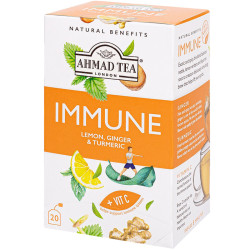 Augļu un zāļu tējas maisījums ar C vitamīnu Immune 20gab., Ahmad Tea
