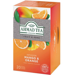 Augļu tēja Mango & Orange 20gab., Ahmad Tea