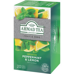 Zāļu un augļu tēja Peppermint & Lemon 20gab., Ahmad Tea