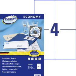 Multipurpose labels 105 x 148 mm Europe100, Avery Zweckform