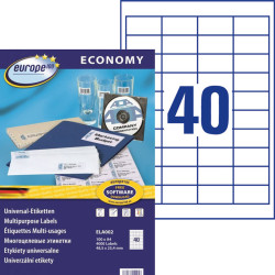 Multipurpose labels 48.5x25.4mm Europe100, Avery Zweckform