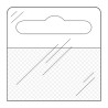 Self-Adhesive Hooks for Hangsell Bags Veloflex 1000pcs.