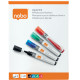 Nobo Liquid Ink Whiteboard Pens Chisel Tip 10 Pack