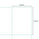 Transparent Labels Rillprint  105x148mm, Rillstab