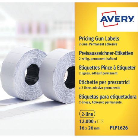 Removable Price Labels 16x26mm, Avery Zweckform