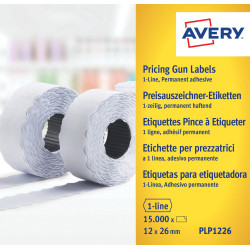 Permanent Price Labels 12x26mm, Avery Zweckform