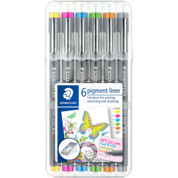 Fineliner Set Pigment Liner 308, Staedtler