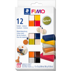 Komplekts Fimo® Natural Colours 12 gab., Staedtler