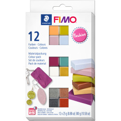 Komplekts Fimo® Fashion Colours 12gab., Staedtler