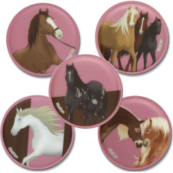 Kletties Running Horses 5pcs., Ergobag