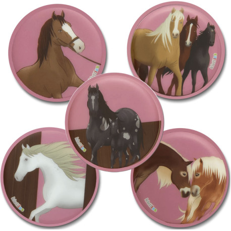 Kletties Running Horses 5pcs., Ergobag