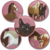 Kletties Running Horses 5pcs., Ergobag