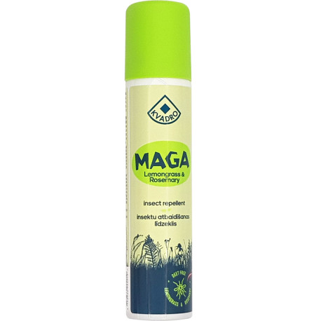 Insect Repellent Maga Lemongrass @ Rosemary 100ml, Kvadro