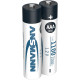 NiMH Rechargeable battery AAA 2 pcs, Ansmann