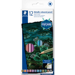Metallic Coloured Pencils 12pcs., Staedtler
