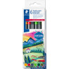 Divpusēji akvareļu flomāsteri Europe – Around the World 6gab., Staedtler