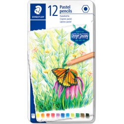 Pastel Pencils 12pcs., tin box, Staedtler