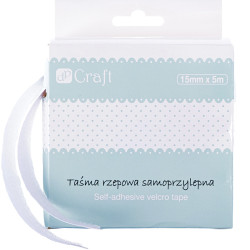 Self-Adhesive Velcro® Tape 15mmx5m, DP Craft