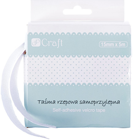Pašlīmējoša Velcro® līplente 15mmx5m, DP Craft