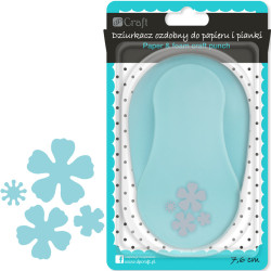 Paper & Foam Craft Punch Flowers 7.6cm, DP Craft