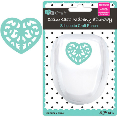 Silhouette Craft Punch Heart 3.7cm, DP Craft