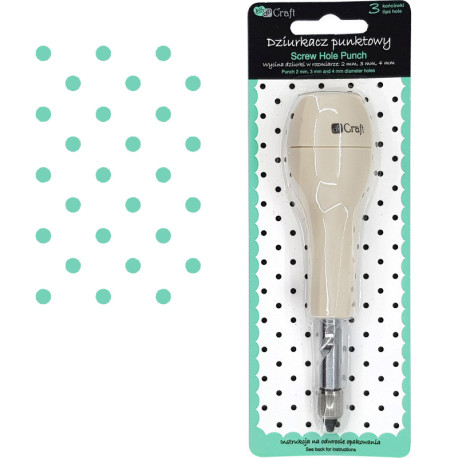Screw Hole Punch 2-4mm, DP Craft