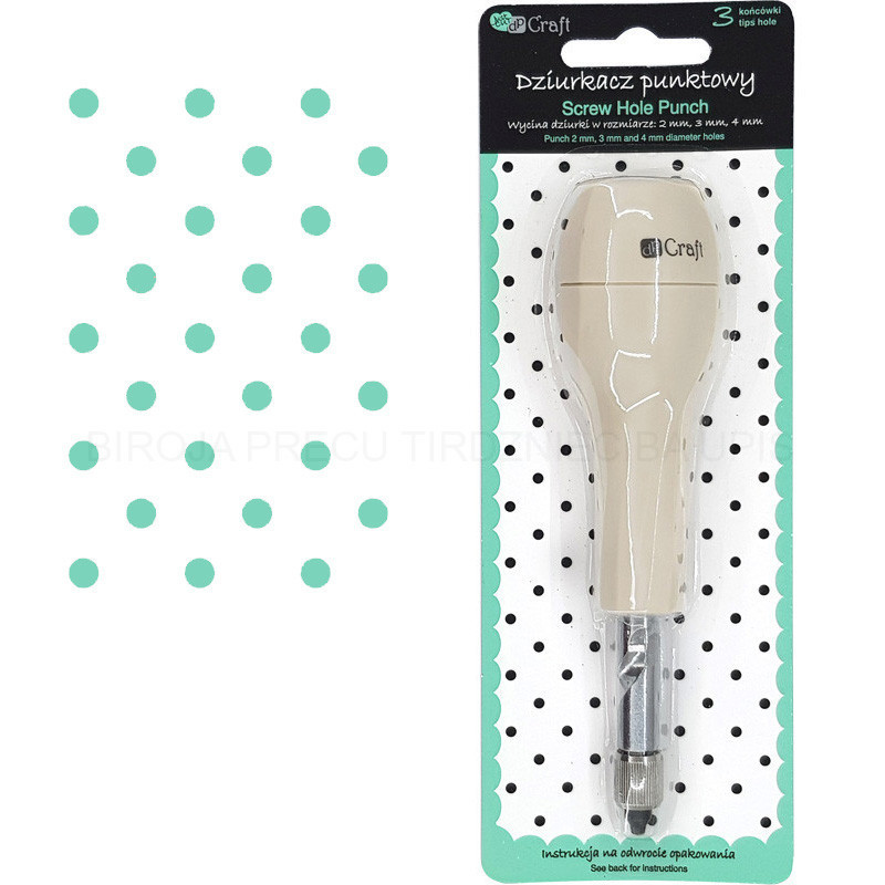 34mm Screw Hole Punch - Metal Hole Punch Tool For Leather & Fabric