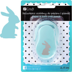 Paper and Foam Craft Punch Rabbit 2.5cm, DP Craft
