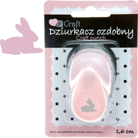 Caurumotājs Zaķis (guļ) 1.6cm, DP Craft