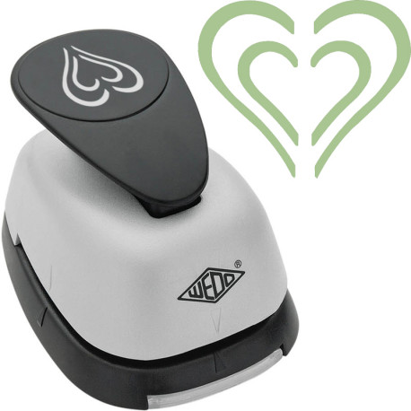 Craft Punch 3D Heart 3.5cm, Wedo